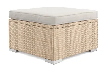 Wisconsin Divan Modul utomhus i konstrotting med vattenavisande dyna - Beige - Products - Utemöbler & utemiljö - Övrigt utemöbler - Moduler utesoffa
