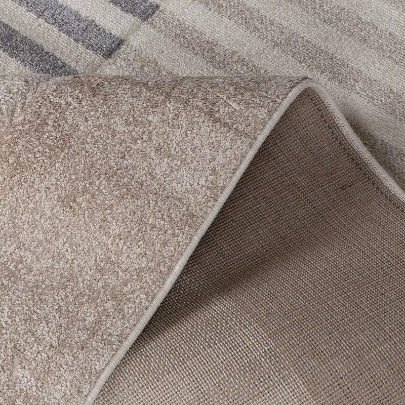 Matta Navon Carved 100x150 cm - Grå/Beige - Products - Utemöbler & utemiljö - Balkong & altan - Balkonggolv - Plastmatta balkong