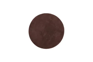 Tvättbar Matta Soft Rund - 200x200 cm, Choklad - Products - Utemöbler & utemiljö - Balkong & altan - Balkonggolv - Plastmatta balkong