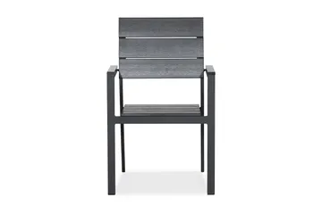 Tunis Stapelstol Utomhus Aintwood - Svart/Svart - Products - Utemöbler & utemiljö - Balkong & altan - Balkongmöbler - Balkongstol