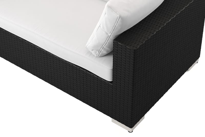 Bahamas L-formad utesoffa höger, 7-sits med bord - Svart - Products - Utemöbler & utemiljö - Loungemöbler - Loungeset & loungegrupp