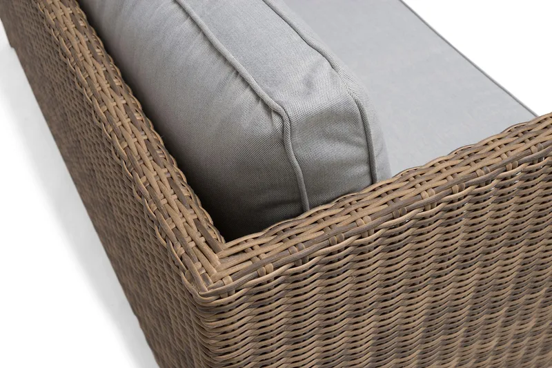 Hillerstorp Fyrsnäs 3-Sits Utesoffa - Grå|Brun - Products - Utemöbler & utemiljö - Loungemöbler - Loungesoffor