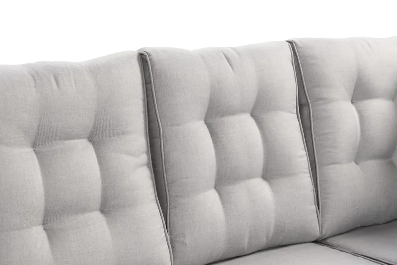 James Lyx Loungegrupp Vändbar - Vit / Gråa dynor - Products - Utemöbler & utemiljö - Loungemöbler - Loungeset & loungegrupp