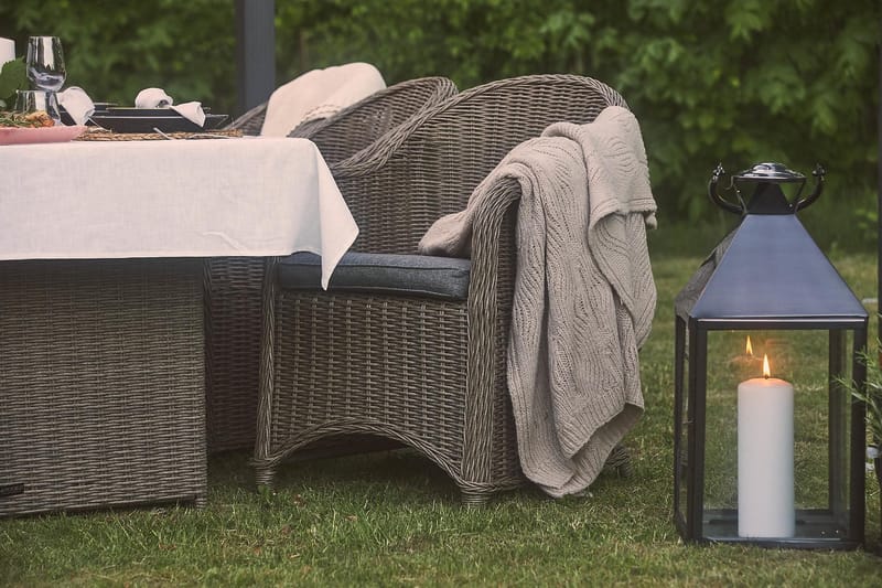 Marcus Light Fåtölj m Dyna - Grå - Products - Utemöbler & utemiljö - Loungemöbler - Loungestol utomhus