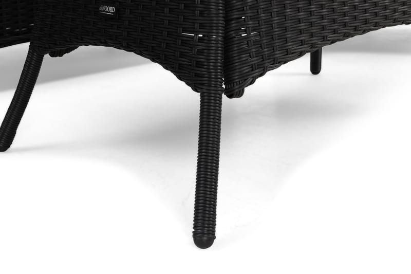 Marcus Soffgrupp 2-sits Ink. Fåtöljer - Svart / Gråa dynor - Products - Utemöbler & utemiljö - Loungemöbler - Loungeset & loungegrupp