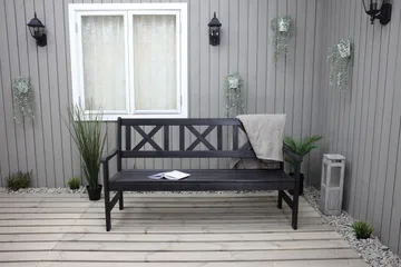 Olivo 3-sits Utesoffa - Kaffesvart - Products - Utemöbler & utemiljö - Loungemöbler - Loungesoffor