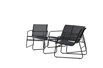 Scopello Soffgrupp Utomhus 4-sits - Svart - Products - Utemöbler & utemiljö - Loungemöbler - Loungeset & loungegrupp