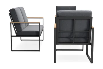 Serena Soffgrupp Utomhus  4-sits - Antracit - Products - Utemöbler & utemiljö - Loungemöbler - Loungeset & loungegrupp