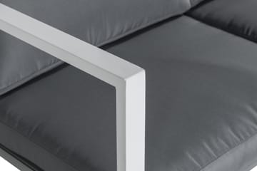 Tunis Soffgrupp - Vit / Gråa dynor - Products - Utemöbler & utemiljö - Loungemöbler - Loungeset & loungegrupp