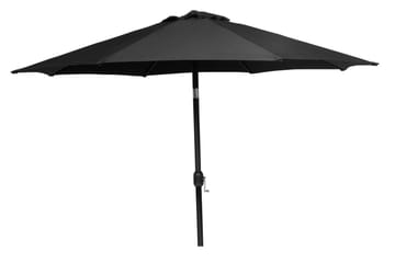 Hillerstorp Parasoll 300 cm ALU Svart - aluminium och polyester - Products - Utemöbler & utemiljö - Solskydd - Parasoll