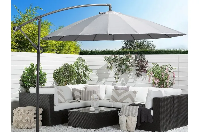 Calabria Ii Parasoll 235 cm - Grå - Products - Utemöbler & utemiljö - Solskydd - Parasoll - Hängparasoll