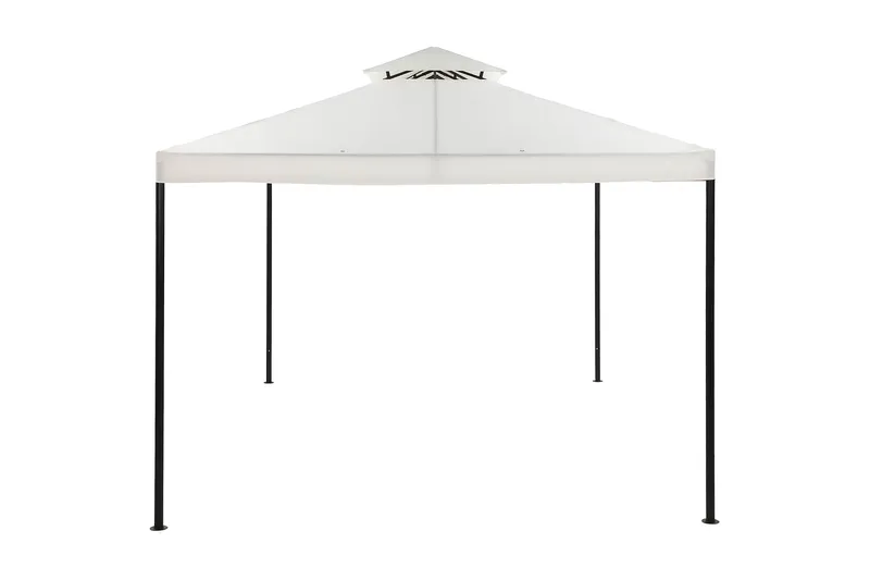Bermuda komplett paviljong inkl tak och väggar 3x3m - Offwhite - Products - Utemöbler & utemiljö - Solskydd - Paviljong - Komplett paviljong