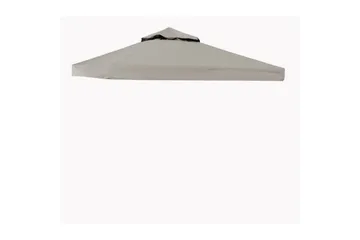 Paviljongtak Hillerstorp Luxor 300 x 300 cm Sand - Sand - Products - Utemöbler & utemiljö - Solskydd - Paviljong - Paviljongtak