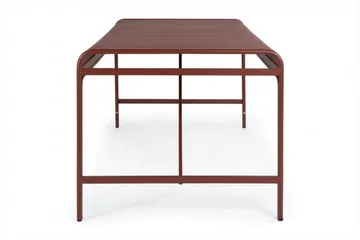 Jarva Rektangulärt Matbord Utomhus 90x200 cm i Metall - Röd - Products - Utemöbler & utemiljö - Utebord & trädgårdsbord - Matbord utomhus