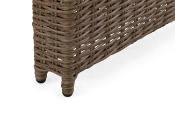 Marcus Stort Matbord Utomhus 200x100 cm – Utebord i konstrotting med glasskiva för Uteplats och Trädgård - Natur Trä - Products - Utemöbler & utemiljö - Utebord & trädgårdsbord - Matbord utomhus