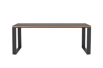 Aspvik Matbord 100x200 cm Svart - Svart - Products - Utemöbler & utemiljö - Utebord & trädgårdsbord - Matbord utomhus