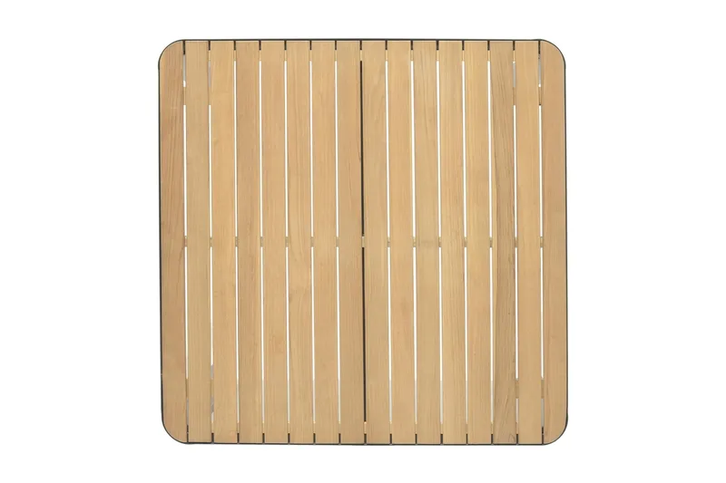 Portals Matbord Utomhus 95x95 cm - Svart/Trä - Products - Utemöbler & utemiljö - Utebord & trädgårdsbord - Matbord utomhus