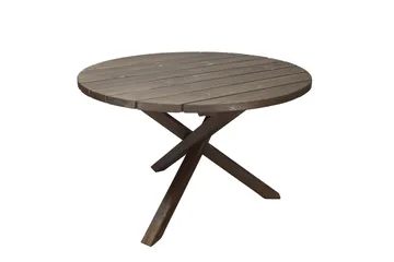 Scottsdale Matbord Utomhus Runt 112 cm - Brun - Products - Utemöbler & utemiljö - Utebord & trädgårdsbord - Matbord utomhus