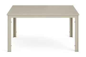 Tunis Rektangulärt Matbord utomhus 140x90 cm i plast och metall - Beige - Products - Utemöbler & utemiljö - Utebord & trädgårdsbord - Matbord utomhus