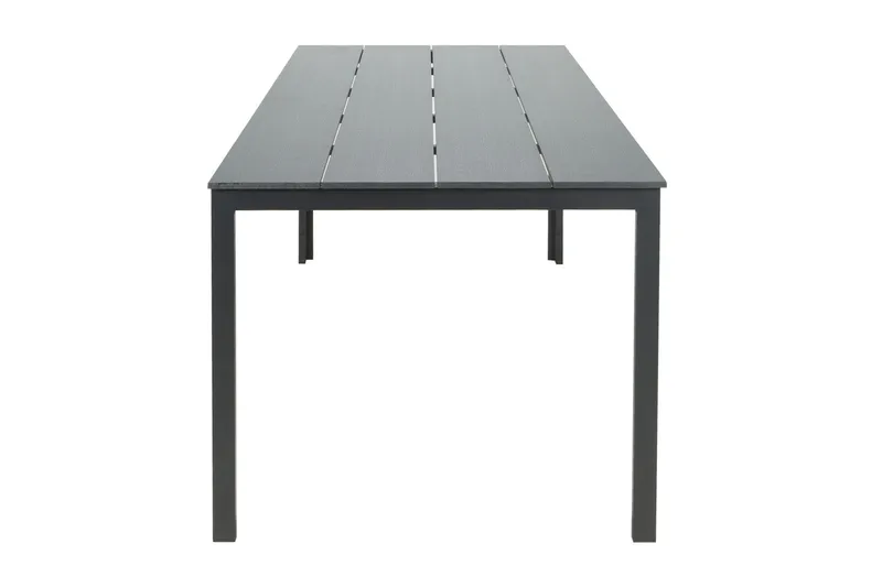 Tunis Stort Rektangulärt Matbord utomhus 205x90 cm i metall och plast - Svart - Products - Utemöbler & utemiljö - Utebord & trädgårdsbord - Matbord utomhus