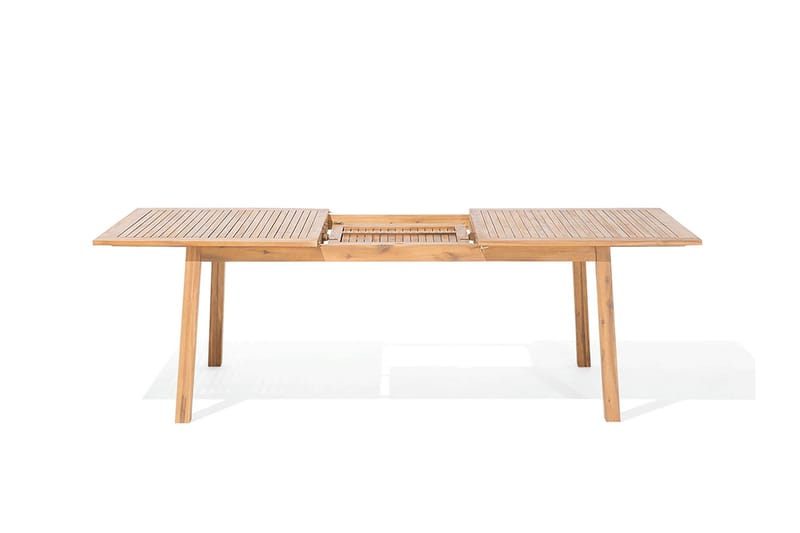 Cesana Trädgårdsmöbelset Med Utebord + 8 Utestolar+Schäslong 2 St - Trä/Natur - Products - Utemöbler & utemiljö - Utegrupp - Matgrupp utomhus