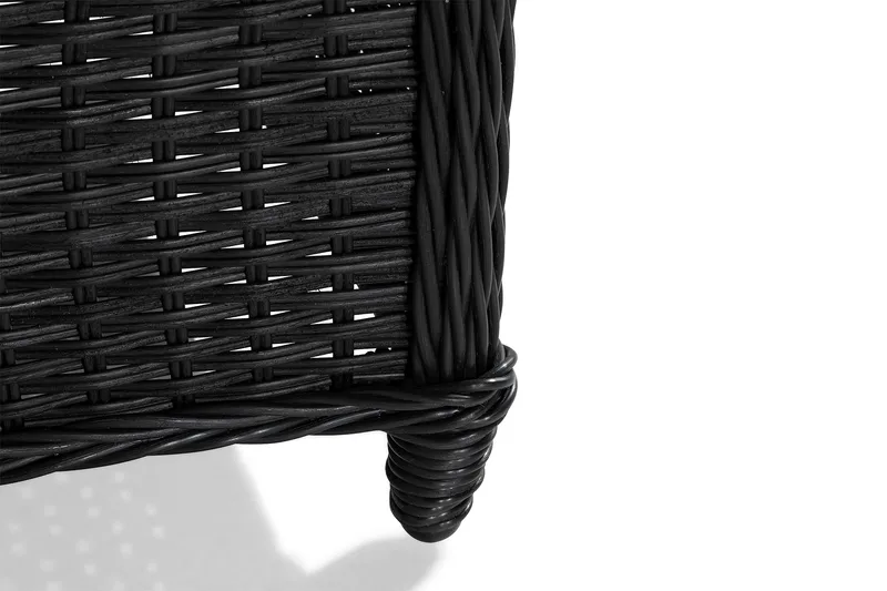 Marcus Caféset med 2 Reclinerfåtöljer Utomhus m Dyna - Svart - Products - Utemöbler & utemiljö - Utegrupp - Cafegrupp & cafeset