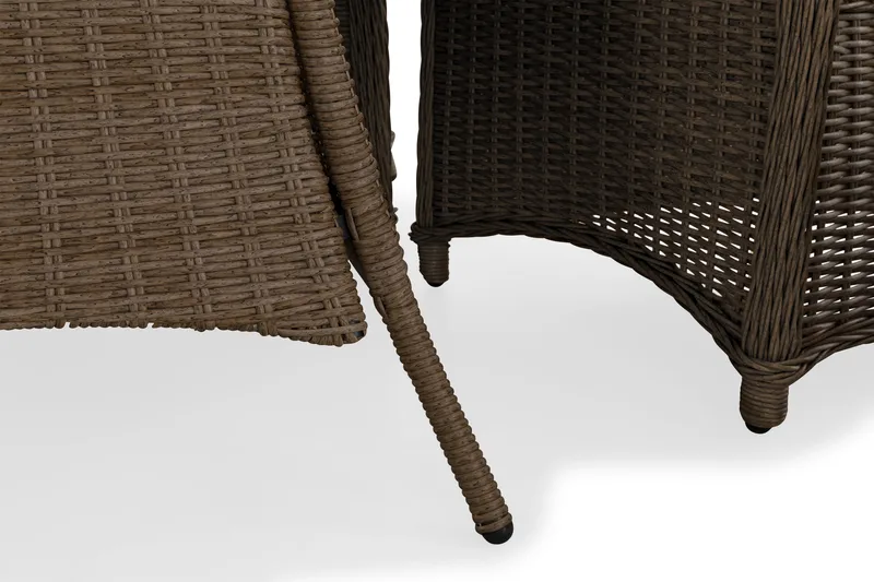 Marcus Matgrupp 140 Rund + 6 Fåtöljer m Dyna - Natur - Products - Utemöbler & utemiljö - Utegrupp - Matgrupp utomhus