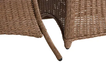 Marcus Matgrupp 140 Rund + 6 Light Fåtöljer m Dyna - Natur - Products - Utemöbler & utemiljö - Utegrupp - Matgrupp utomhus