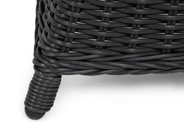 Marcus Matgrupp 200 + 6 Fåtöljer m Dyna - Svart - Products - Utemöbler & utemiljö - Utegrupp - Matgrupp utomhus