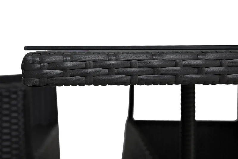 Thor Matgrupp Utomhus 140 + 4 Jenny Ställbar Fåtölj - Svart/Svart - Products - Utemöbler & utemiljö - Utegrupp - Matgrupp utomhus