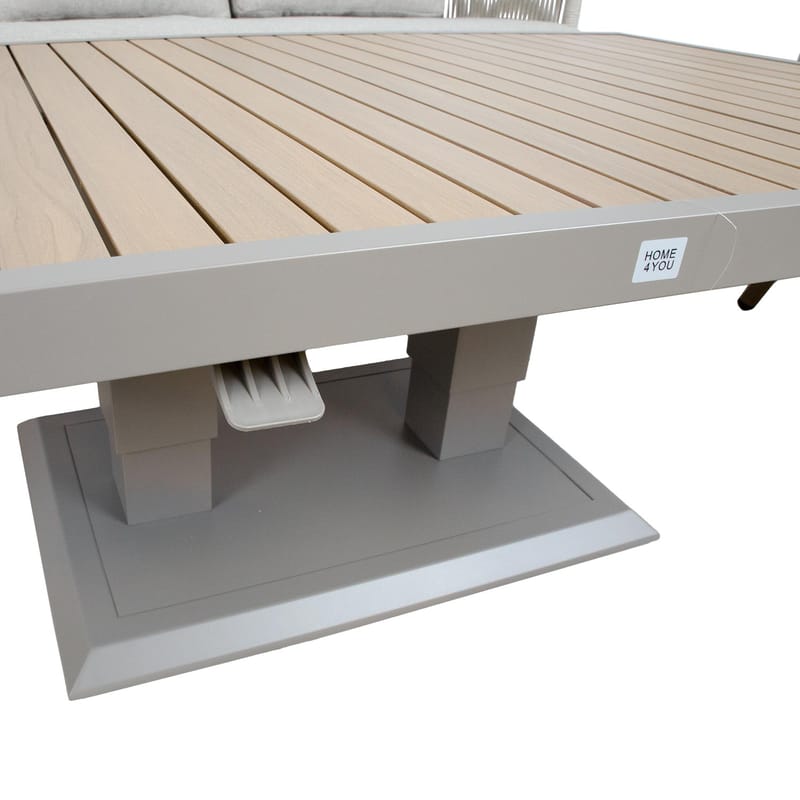 Trädgårdsmöbelset Bränor 6 delar - beige - Products - Utemöbler & utemiljö - Utegrupp - Cafegrupp & cafeset