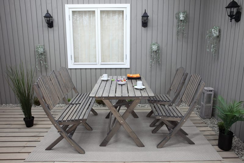 Delpino Utesoffa - Grå - Products - Utemöbler & utemiljö - Utesoffa - Trädgårdssoffa