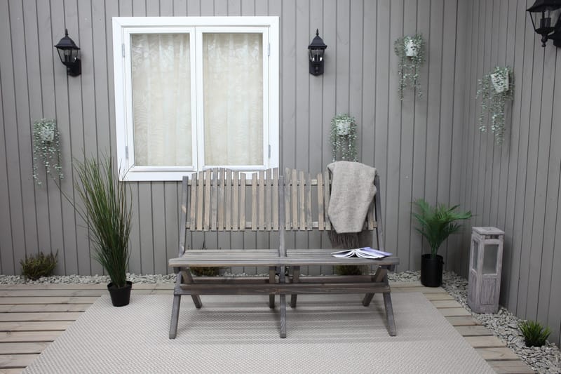 Delpino Utesoffa - Grå - Products - Utemöbler & utemiljö - Utesoffa - Trädgårdssoffa