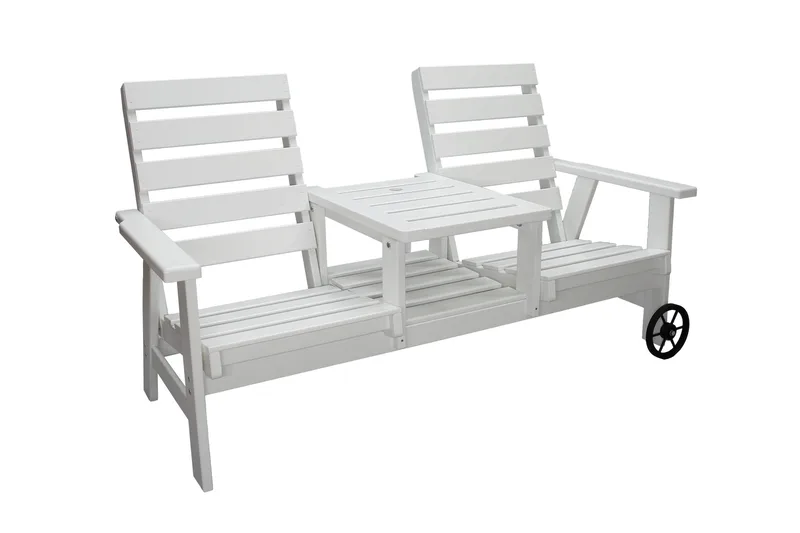 KIngdom Utebänk 177 cm, Vit