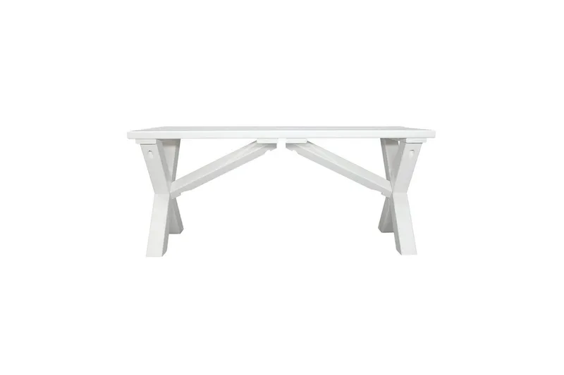 Utomhusbänk Scottsdale - Vit, 100 cm - Products - Utemöbler & utemiljö - Utesoffa - Trädgårdsbänk & utebänk