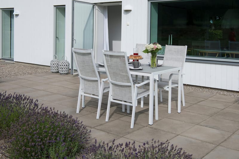 Hillerstorp Hånger Positionsstol 57x64 cm - Vit - Products - Utemöbler & utemiljö - Utestol & trädgårdsstol - Positionsstol