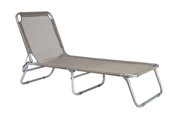 Lounge Trip 191x57xh28 Säng: Textilin Taupe - Products - Utemöbler & utemiljö - Utestol & trädgårdsstol - Solstol