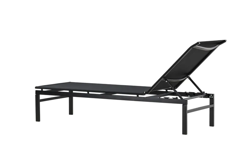Massimo Solsäng - Svart - Products - Utemöbler & utemiljö - Utestol & trädgårdsstol - Solsäng & solvagn