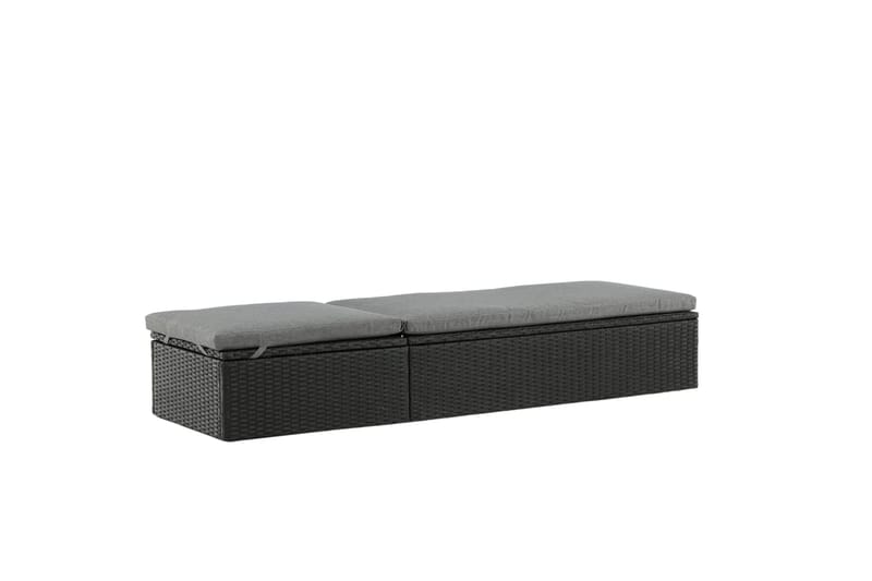 Quad Solsäng - Svart - Products - Utemöbler & utemiljö - Utestol & trädgårdsstol - Solsäng & solvagn