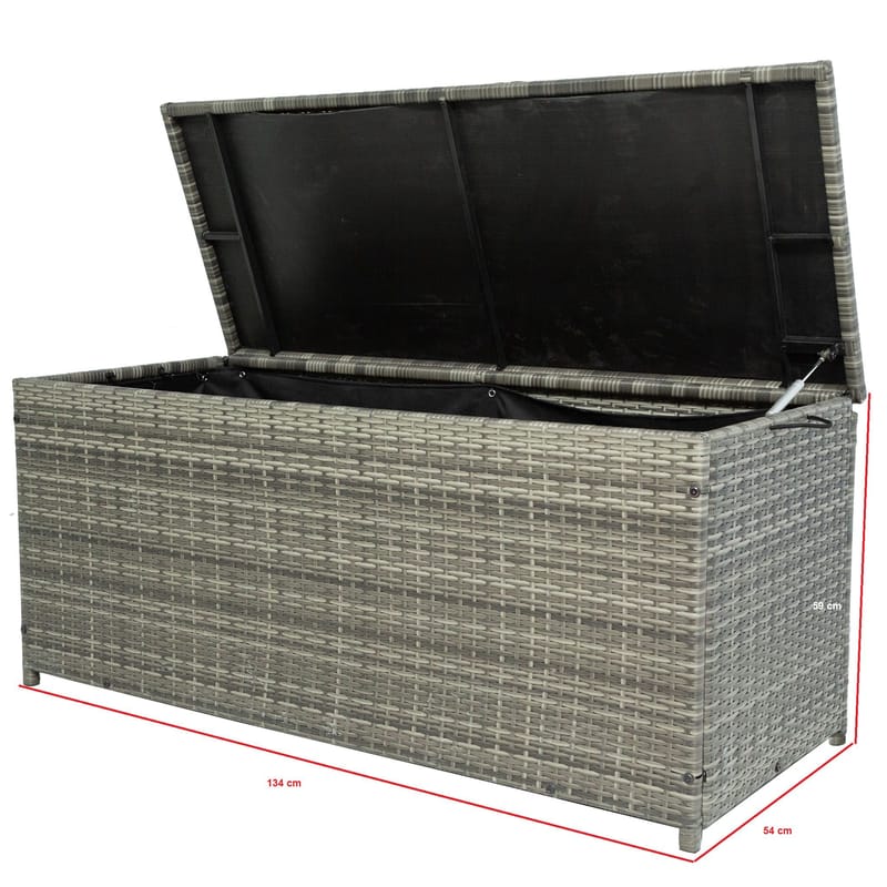 Nice dynbox grå konstrotting - Grå - Products - Utemöbler & utemiljö - Utomhusförvaring - Dynförvaring - Dynbox & dynlåda