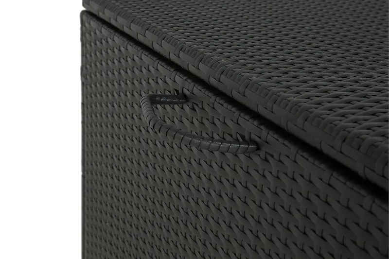 Sydney vattentät dynbox Large utomhus - Dynlåda i konstrotting (B140xD80xH90 cm) - Svart - Products - Utemöbler & utemiljö - Utomhusförvaring - Dynförvaring - Dynbox & dynlåda